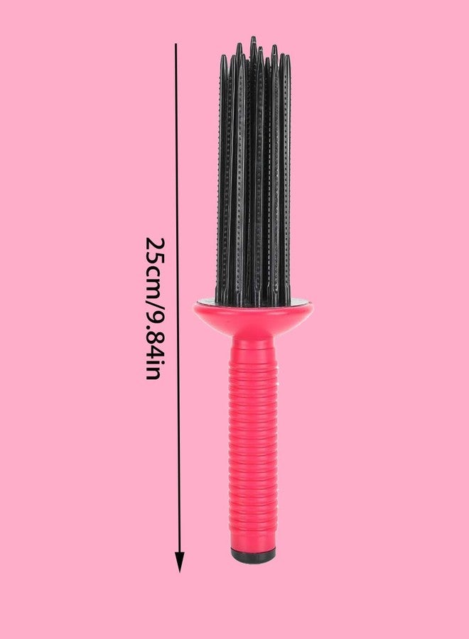 WenTigDY Hair Fluffy Styling Curler Curls Comb,Hair Curler Curling Make Up Brush Roller Tool Portable Comb Anti‑Slip Professional Round Hair Brush for Home Personal Use Travel - Image 5
